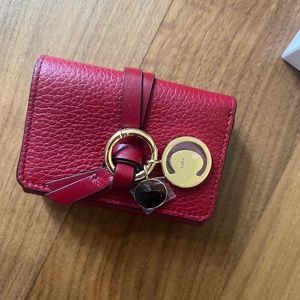 Chloé Mini Alphabet Leather Wallet